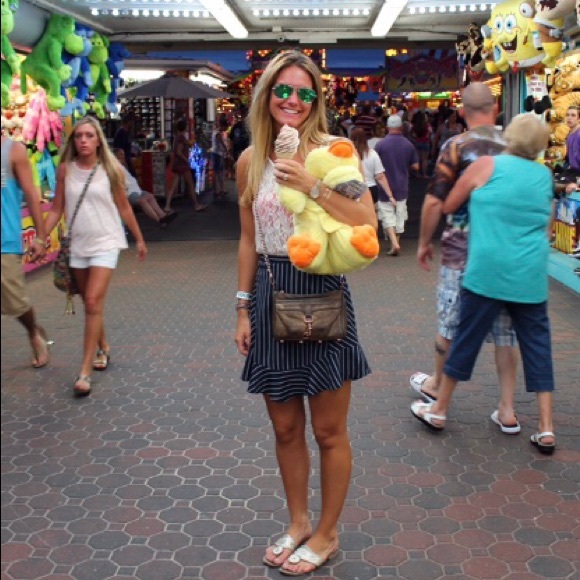 J Crew Pin Stripe Skirt - Picture 8 of 8